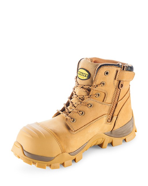 4e wide steel toe work boots