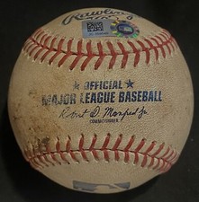 Chase Headley Game Used Baseball DOUBLE 6/26/17 Yankees Win 6-5 MLB