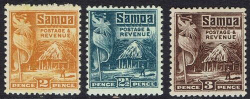 SAMOA 1921 HUT 2D 21⁄2D UND 3D - PERF 14 X 131⁄2 3D KEIN GUMMI - Bild 1 von 2
