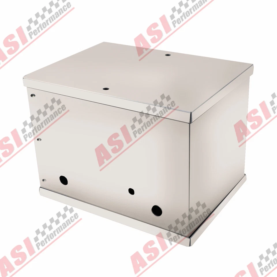 Aluminum Complete Battery Box Relocation Kits Fit Universal Billet PC Race ASI Foto 4 de 4