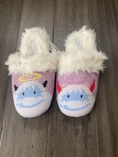 Aeropostale Größe: L (9-10) Damen Hausschuhe - Engel & Teufel Yeti - brandneu - kostenloser Versand
