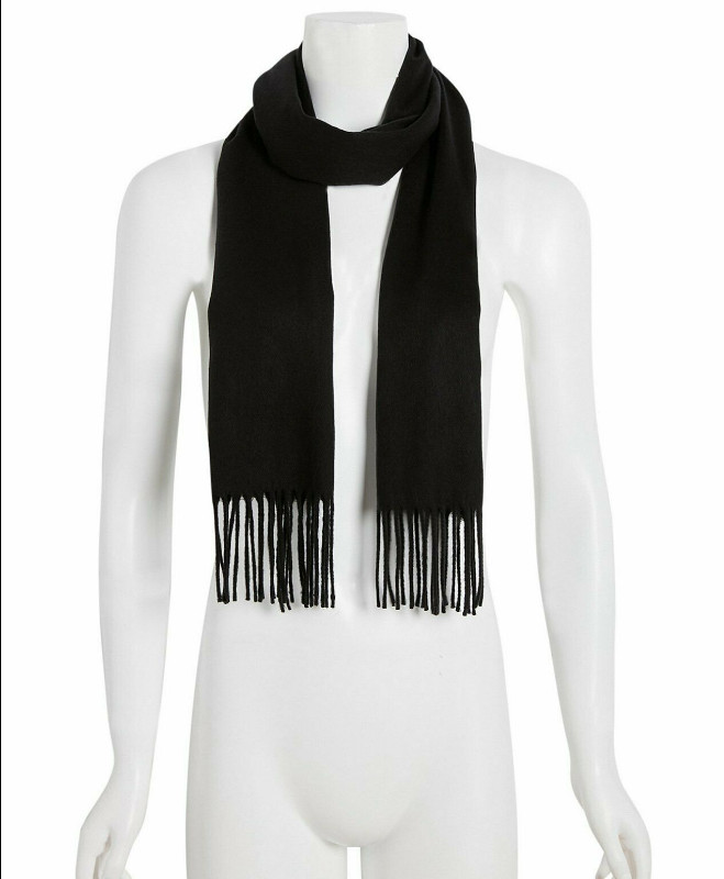 Женский фланелевый шарф-кашне средней плотности Steve Madden, 42 доллара, Черный, Один размер