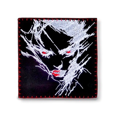 Lady Cyberpunk Patch, Crust Punk Patch Sew On, Punk Embroidery, Gamer Patch