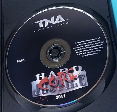 TNA Hardcore Justice DVD 2011 Disc Only Rare OOP Wrestling Kurt Angle WWE AEW