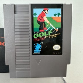 Vintage Video Game Cartridge GOLF Sports Nintendo System NES Instruction Manual
