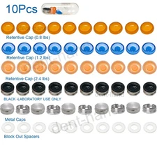 10 Pcs Dental Abutment Implant Strong Retentive Caps Inserts for Locat0r System