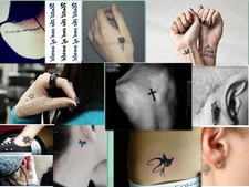 60 Romantic Design Temporary Tattoo Paper Sticker Waterproof Body Art 1 PC