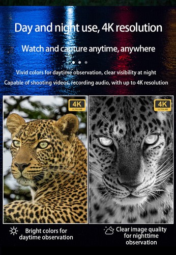 CZ080 Night Vision Binoculars Goggles HD IR 4K 8X Digital Zoom Hunting Wildlife - Picture 10 of 23