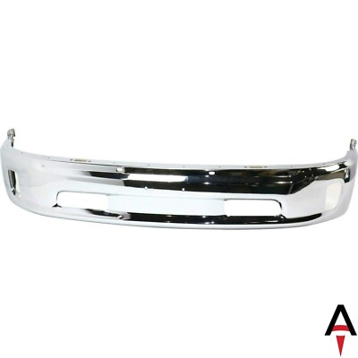 Front Chrome Bumper Face Bar For 2013-2018 Dodge Ram 1500 with Fog Light Holes
