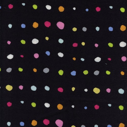 Tessuto da cucire trapunta nera A pois Splendido punto trapunta MICHAEL MILLER