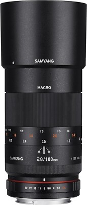 Samyang 100mm F2.8 Makro für Samsung NX APS-C Macro Teleobjektiv Festbrennweite
