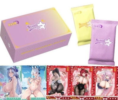 Senpai Goddess Haven Set 6 Waifu Cards | 18-Pack Booster Box | Sealed Anime TCG