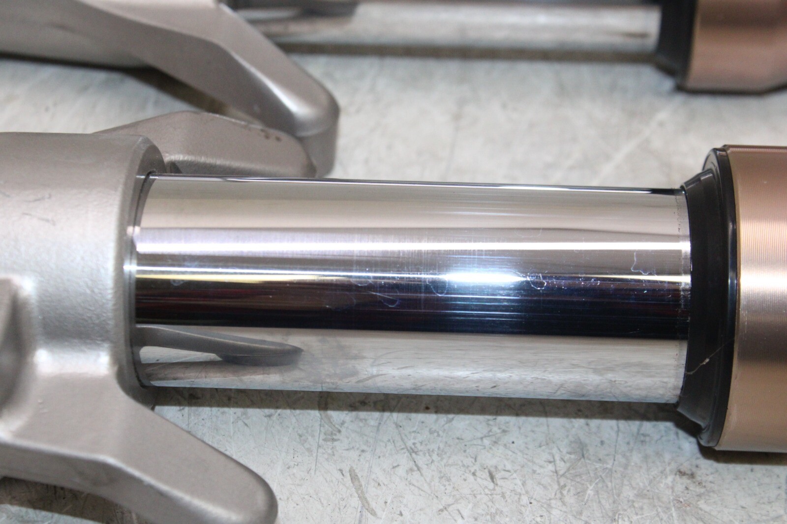 91-92 KAWASAKI NINJA ZX7 ZX750J OEM FRONT FORKS SHOCK SUSPENSION SET PAIR