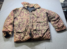 Stearns Camo Flotation Jacket M 40-42 Type 3 PFD USCG Approved Full Zip w/Hood