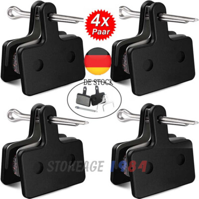 4-Paar Shimano B01S Resin Scheibenbremsbelag Disc Beläge BR-MT200/BR-MT400 201