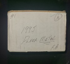 Complete 1995 fleer metal football cards box Set