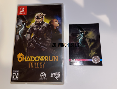  Shadowrun Trilogy (Limited Run #163) - Switch : Video Games