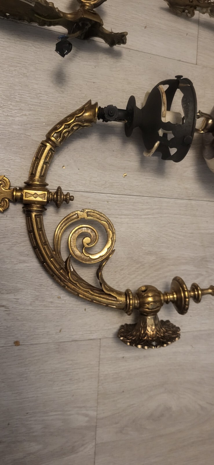 Vintage Antique Victorian Gas Wall Lights Job Lot eBay