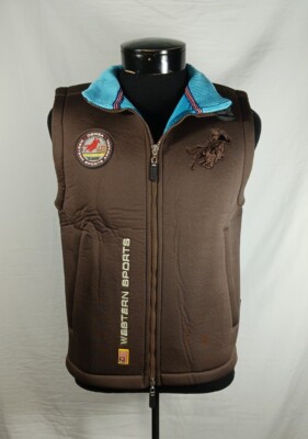 Old Sorrel Western Sports Apparel Thermo Vest Riding Full Zip OSWSA Men's XS