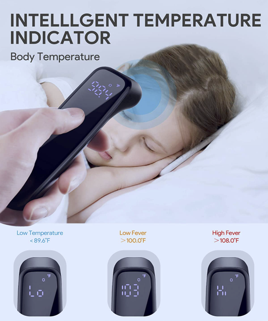AFAC Thermometer for Adults Forehead, Digital NonContact Infrared