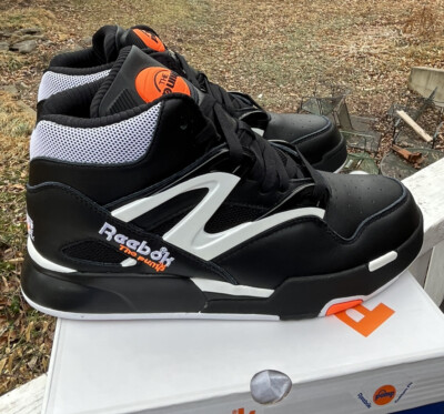 Reebok Pump Omni Zone II Dee Brown DS Sz Black White Orange