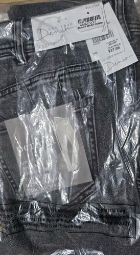 Demin Jegging Black Wash Denim E.S.T. 1946 SIZE 8