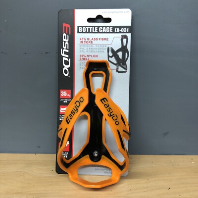 Bike Water Bottle Cage Holder Mount Bicycle Cycling ULTRA LIGHT in ORANGE