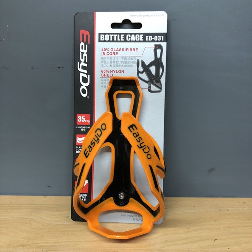 Bike Water Bottle Cage Holder Mount Bicycle Cycling ULTRA LIGHT in ORANGE