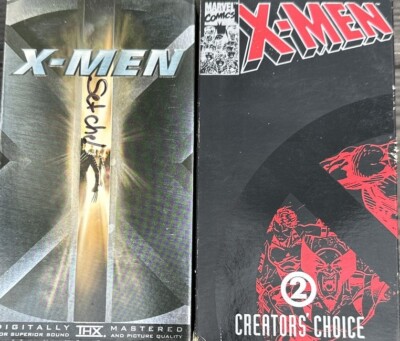 X-Men Night Of The Sentinels #1 Creators Choice and X-Men  2 VTG VHS Movies