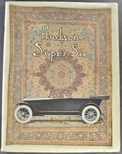 1916 Hudson Super Six Motor Car Catalog Phaeton Roadster Limo Excellent Original
