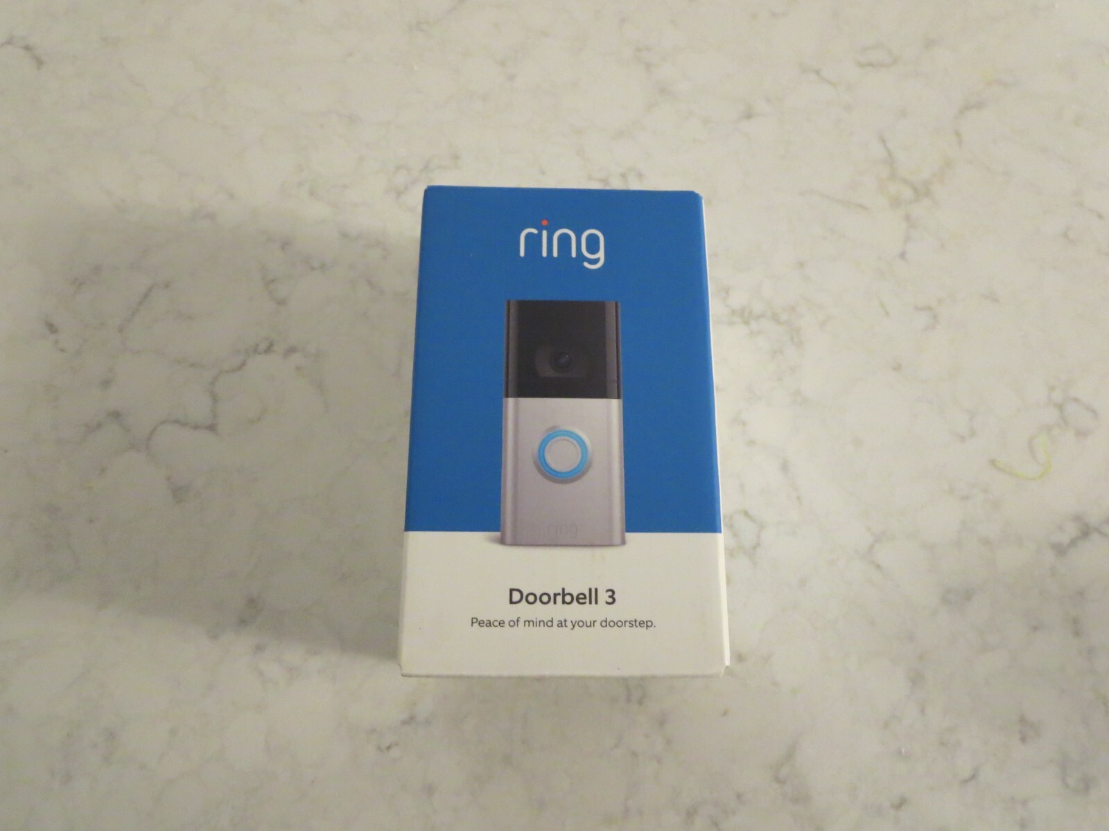 RING DOORBELL 3 WIFI CAMERA 1080P BATTERY CHARGE OR HARD WIRE BRAND NEW SEALED!-image