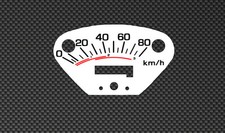 Cadran de Compteur Vitesse Convient pour Honda Dax ST70 Plaques Calibre km/H