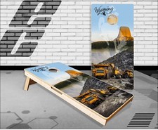 Wyoming Sky Cornhole Boards Bean Bag Toss Game