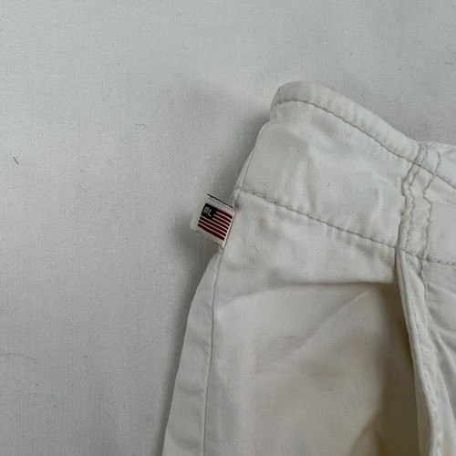 Ralph Lauren Polo Jeans Co Pants Crop Capri Women's Sz 10 White Stretch - Picture 7 of 19