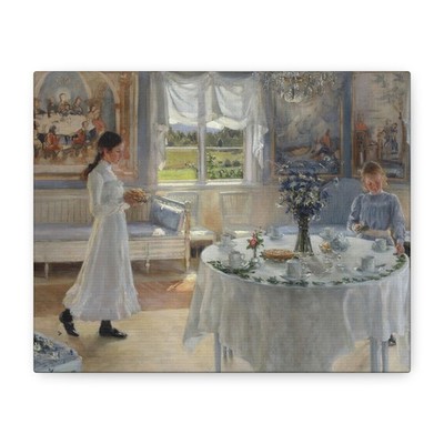 Fanny Brate (1862 1940) A Day of Celebration 1902 - Canvas Wall Art