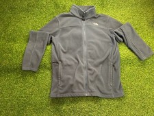 The North Face Full Zip Fleece Jacket Gray Youth XL 18/20 Boys Girls