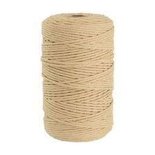 3 mm x 218 Yard Macrame Cord Soft Cotton Colored Crafts Yarn Rope Jute Color