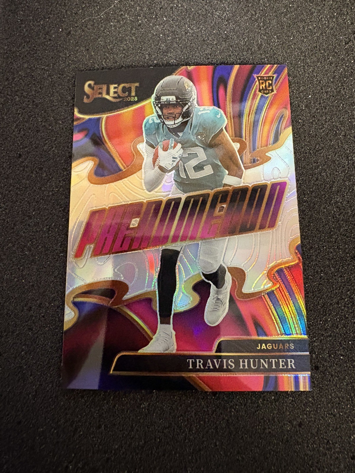 2025 Panini Select TRAVIS HUNTER Rookie Silver Prizm Phenomenon Jaguars 🔥🔥🔥