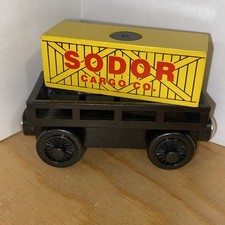 CARGO CAR - Thomas  Friends Wooden Railway Train Engine SODOR Cargo Co.
