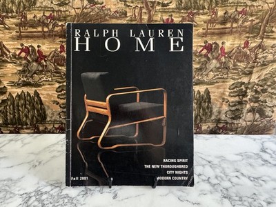 RARE 40 pg RALPH LAUREN HOME F 2001 FURNITURE CHINA INTERIOR DESIGN CATALOG BOOK