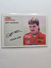 Racing Champions Jeff Gordon Diecast Stock Car Insert Card RARE AA54