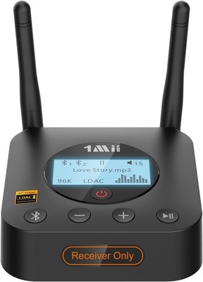 1Mii B06Pro Bluetooth 5.3 Empfänger HiFi Audio Adapter LCD Display Laut