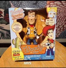 ToyStory Signature Collection Thinkway Talking Woody Doll Sealed Never Opened！