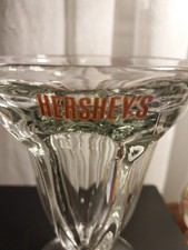 Vintage Hershey's Chocolate Ice Cream Sundae Soda Fountain Glass
