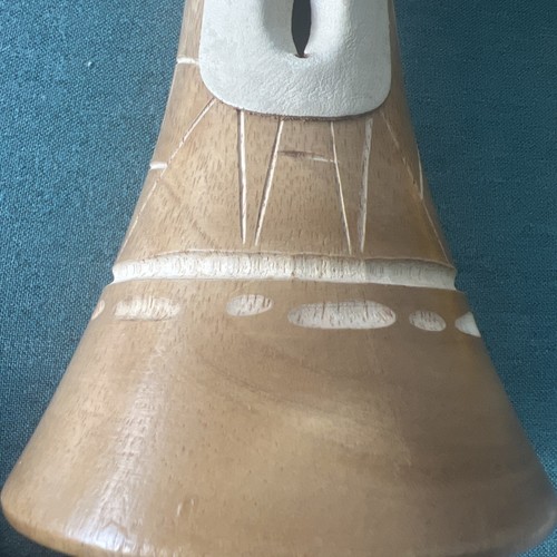 Amplificateur haut-parleur acoustique Mangobeat téléphone fait main bois sculpté NEUF sac à poussière 10" - Photo 11 sur 12