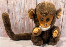 Vintage 1973 Dakin Mochi Money Plush 7.5" Nature Babies Stuffed Animal Long Tail