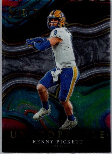 Kenny Pickett [Silver] #US-KP 2022 Panini Select Draft Picks Unstoppable card