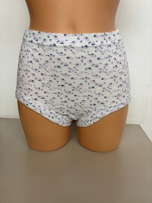 Lady Taillenslip Druck Blumen Große Größen Baumwolle Gr 38-56 im 5er Pack