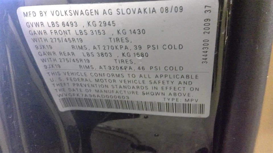 Bomba/modulador ABS Volkswagen Touareg 2010 7L0614517CBEF 8769 Foto 3 de 4