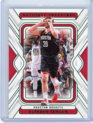 2024-25 Panini National Treasures Basketball Base Emerald #8 Alperen Sengun #2/5